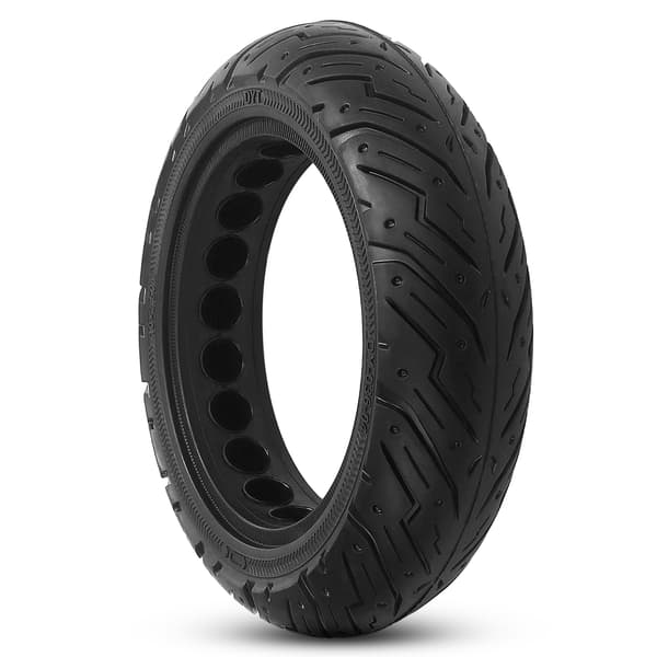 Massivt dekk 10x2,5m høyintensitetsgummi med bikakehull for Xiaomi Ninebot Max G30