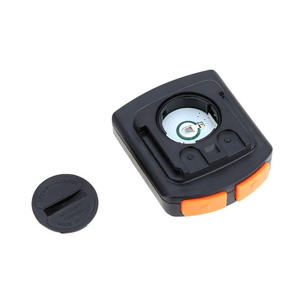 Trådløs cykelcomputer med kilometertæller, speedometer, stopur, termometer, natlys og regntæt