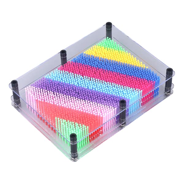 Stor 3D Pin Art Leksak, Klar Sensorisk Ram, för Barn och Vuxna - Present