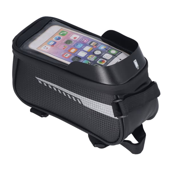 Cykeltelefontaske, EVA Hard Case, Vandtæt, Stor Kapacitet, Touchscreen-montering