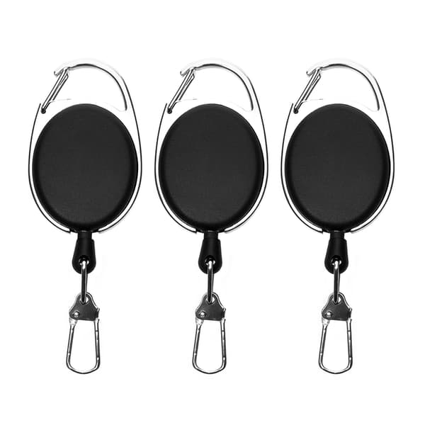 3st Flugfiskeverktyg Bärbar Zinger Retractor Extractor Keeper