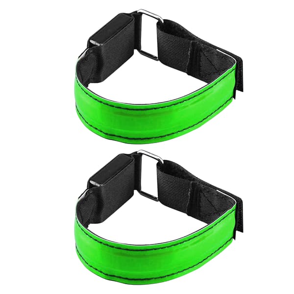 Uppladdningsbart USB LED-armband för löpning och cykling, justerbar nattsäkerhet