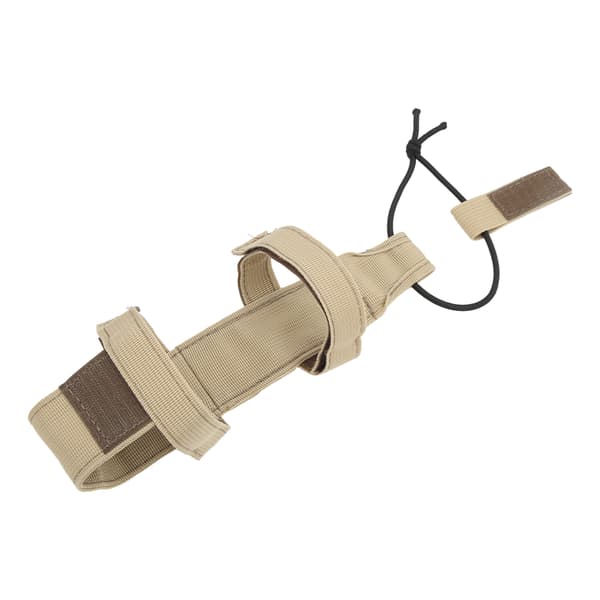 Nylon vattenflaskhållare med rem för utomhuscamping, vandring och äventyr (Khaki)
