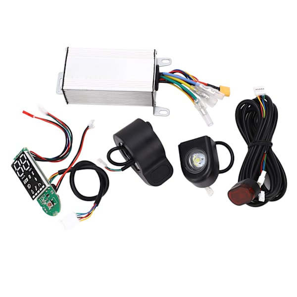Controller og displaysæt til 36V 350W elektrisk scooter, aluminiumslegering, tilbehør