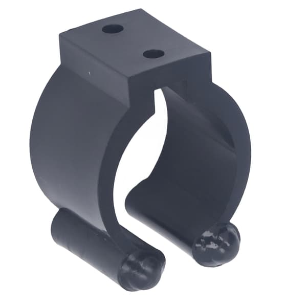 20 bærbare poolkø-clips, rackholder, praktisk clip i sort plast, 23 mm