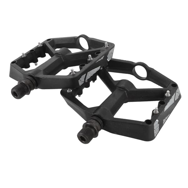 Sorte nylonfiber cykelpedaler med 2 lejer og skridsikkert design til mountainbikes
