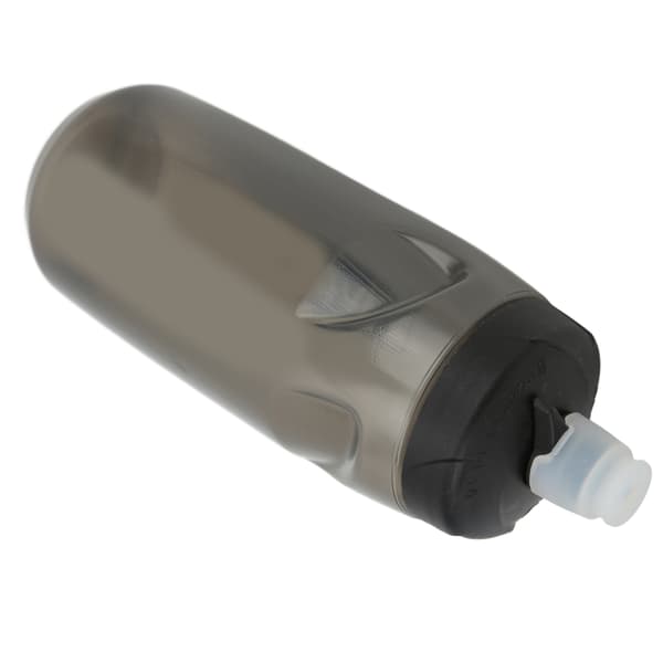 650 ml klämbar PP5 silikon cykelvattenflaska, läckagesäker, transparent grå