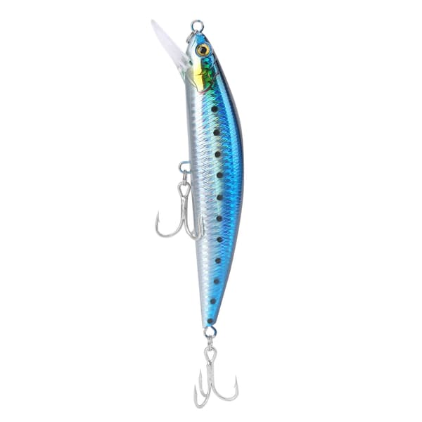 Hardt agn fiskesluk med trippelkrok, 3D Wobbler Crankbaits for abbor