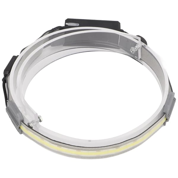 Genopladelig USB COB LED-pandelygte med 3 tilstande til camping, cykling og løb