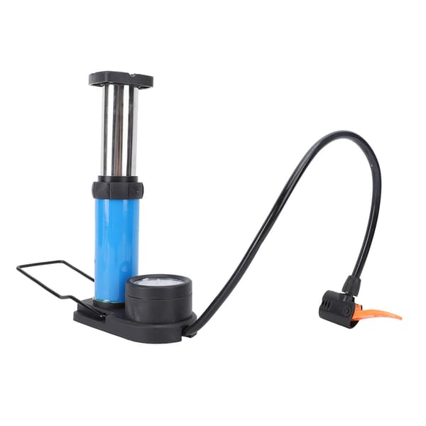 Cykelgolvpump med tryckmätare 120PSI Effektiv bärbar däckpump Schrader-ventil