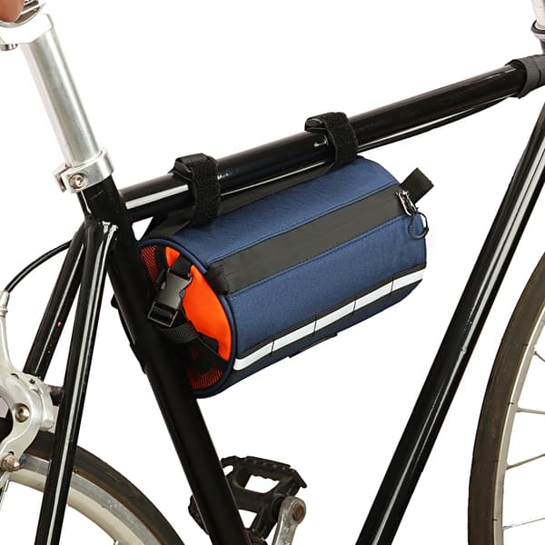 Multifunksjonell sykkelveske for styre, sete, ramme med stropp, reflekterende, vanntett