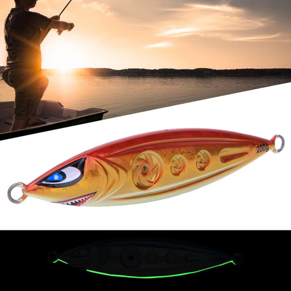 Noctilucence 200g Jigging Kunstig Lokkemad til Saltvandsfiskeri - 14.5cm