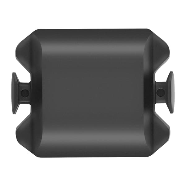 Trådløs hastigheds- og kadencesensor til cykler, IP67-klassificeret, ANT+ og Bluetooth-kompatibel.