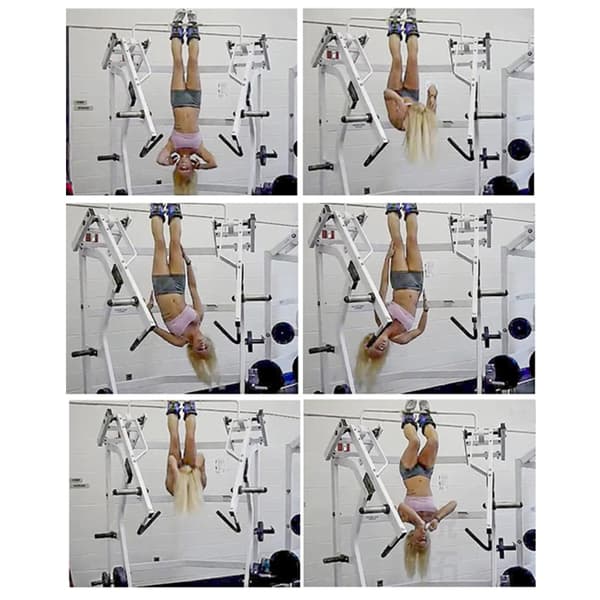 Gravity Inversion Boots för att sträcka rygg-, nack- och axelmuskler - Gym