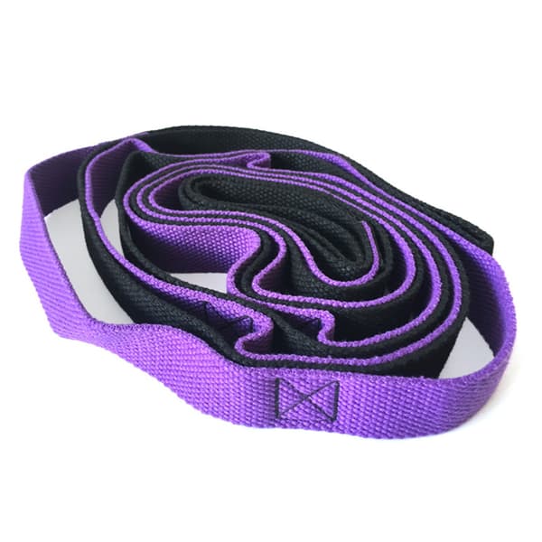 Yogarem Daisy Chain med 10 justerbara ringar Bomull 78 tum för stretching Pilates Dans