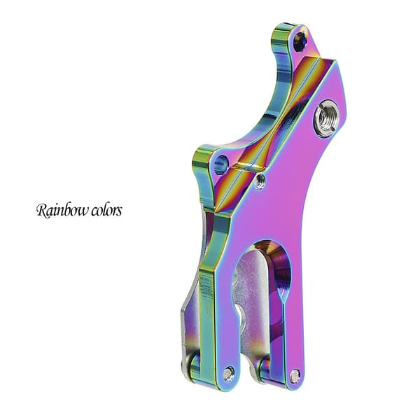 Skivebremseadapter til landevejscykel i aluminiumslegering, bremsetilbehør