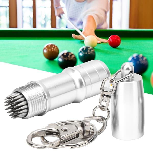Reparations- og slibeværktøj til snooker køspids i rustfrit stål - Multifunktionel prikker