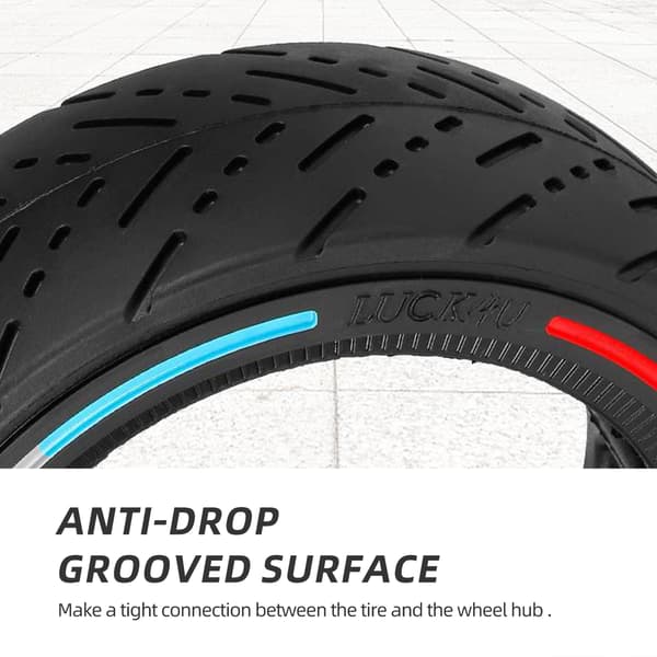 Massivt däck för elscooter 8.5*2.5 för Dualtron Mini/Speedway Leger Halkfritt