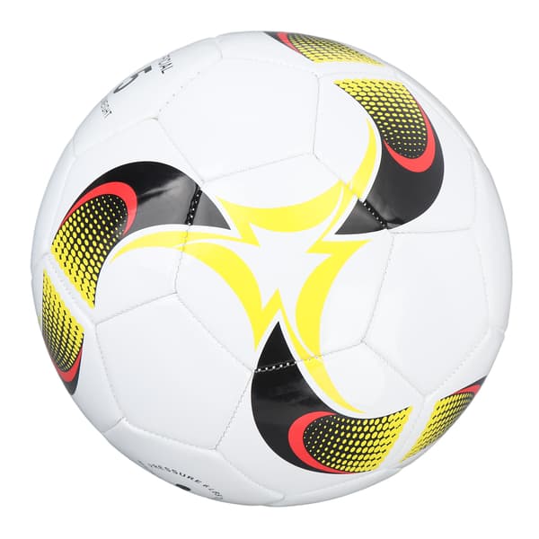 Fotboll Storlek 5 PVC Elastisk Majsmönster Vit Present för Träning och Matcher