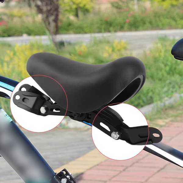 Barnesykkelsete med styre og pedaler