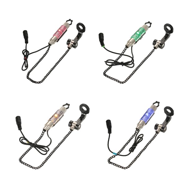 Fiskebalancer med justerbar belyst LED-bidalarm til karpe- og isfiskeri