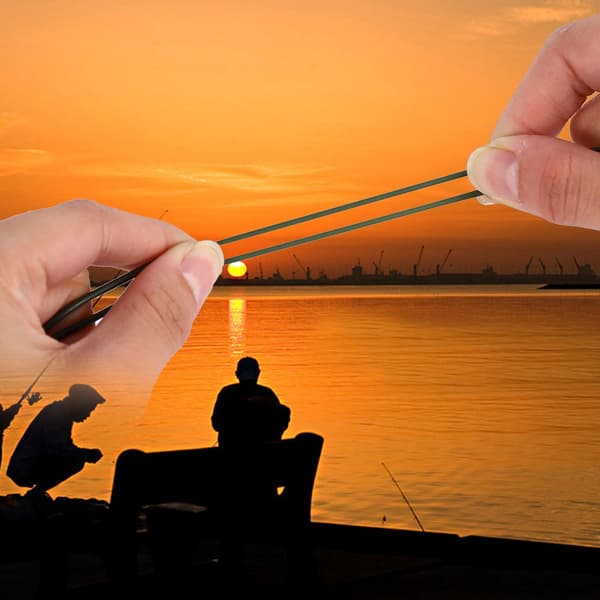 3 st/set silikonslang för karpfiskebete, lekande, dummy-linor, 1 meter