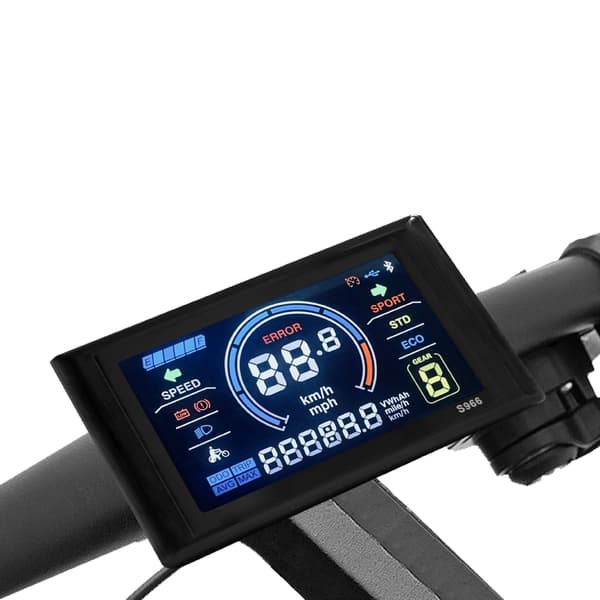 LCD-skærm til 24-72V elcykel, smart farveskærm, kontrolpanel til mountainbikes