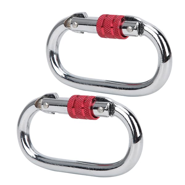 2 stk. O-type Yoga Aerial Klatrekarabinhage Quick Release Rustfrit Stål