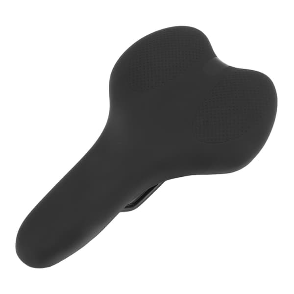 Komfortabel, blød, slidstærk, ergonomisk designet, vandtæt sort cykelsadel.