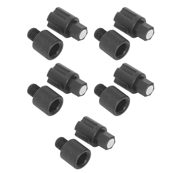 5 st snabbkopplingsadapter för fiskebettlarmkontakt 8 mm aluminiumlegering