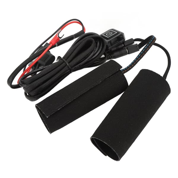 Opvarmet motorcykelgrebsovertræk 12V IP67 3 temperaturniveauer Velcro