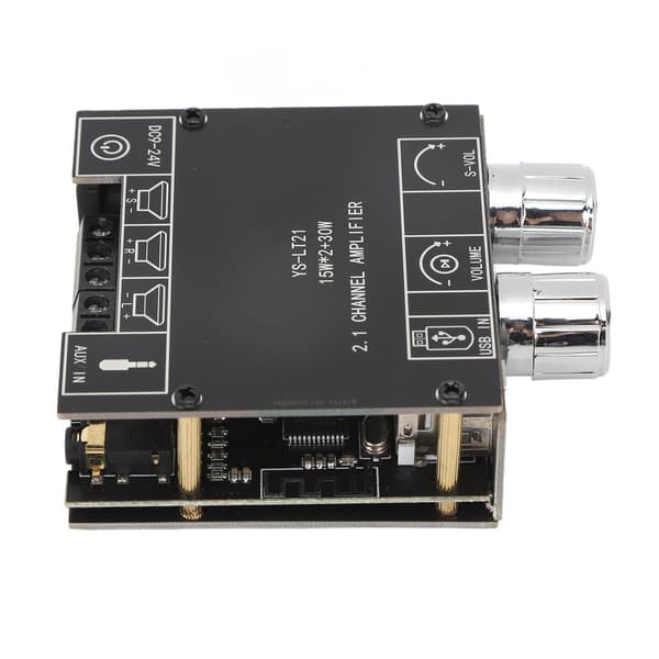 Digital Bluetooth 5.1 Forstærkerkort, 2.1 Kanaler, 15W+15W+30W, med APP-kontrol og Beskyttelse.