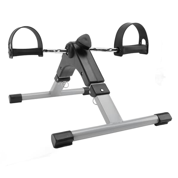 Mini sammenklappelig pedaltræner til under bordet med justerbar digital tæller