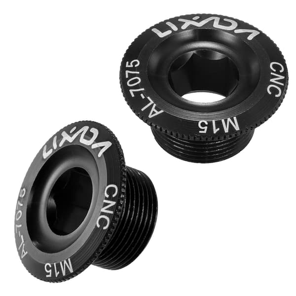 Sandblåst M15 aluminiumslegering MTB sykkelkrankarmbolt (2 stk)