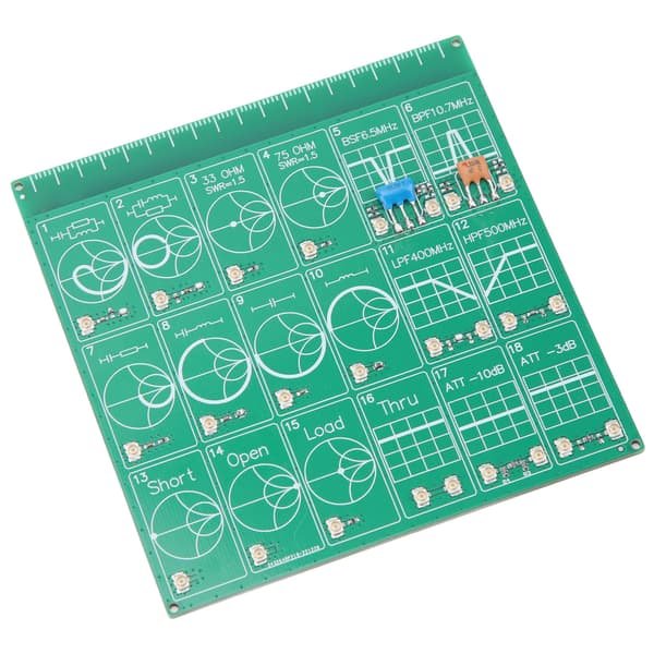 NanoVNA Vector Network Analyzer RF Frequency Test Board Demonstrationssats