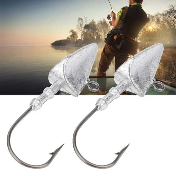2 poser med fiskekroker, jighoder, karbonstål, 28g, fisketilbehør