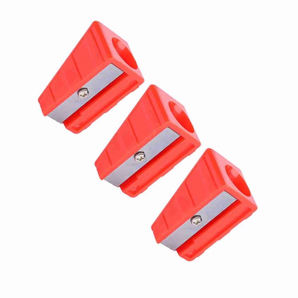 3 stk. Mini bærbar billardkøspids reparationsværktøj trimmer shaper tapper rød