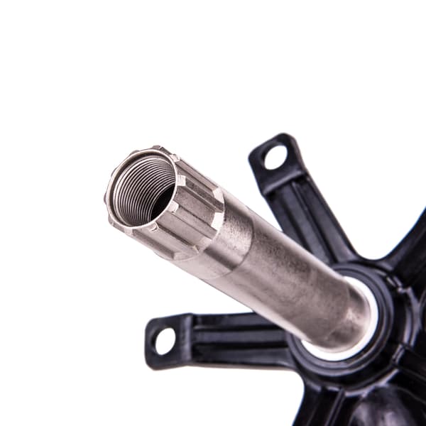 Fällbar cykellager, aluminium, 170 mm BCD, 130 mm elliptiska tänder, korrosionsbeständig