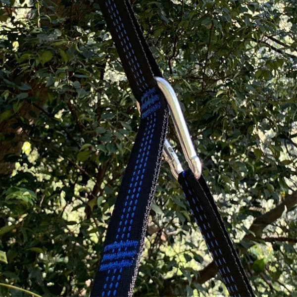 Pilatesrem 3 meter utomhusnätremmar med 2 spännen och 1 väska polyester