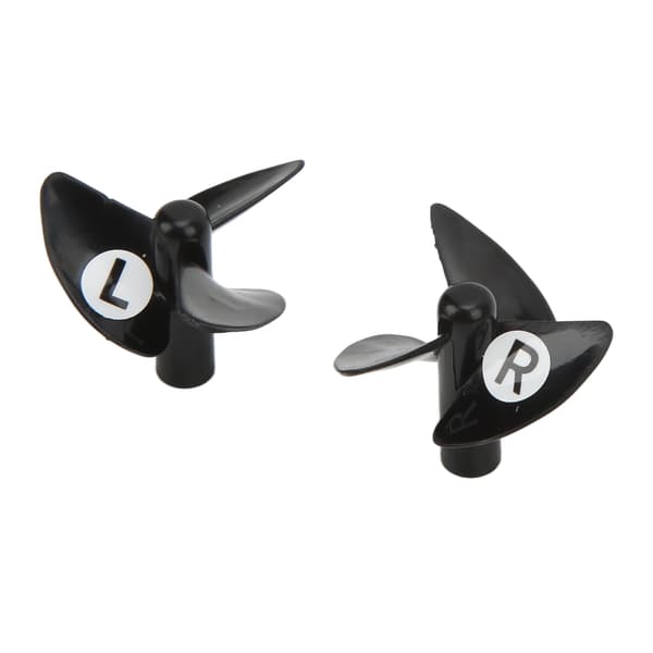2 stk. positive negative plastpropellblader for Flytec V500 RC fiskebåttilbehør
