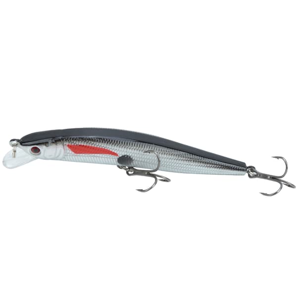 5 stk. Minnow Long Shot Plastikagn med Treblekrog til Fiskeri #9 Simulation