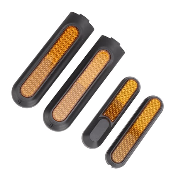 4 STK Side Bakhjulsdeksel for Xiaomi Pro4 Mi4 med Reflekterende Klistremerker i ABS
