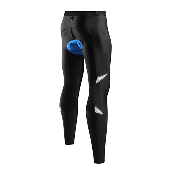 Cykelbukser til mænd med gelpolstring og reflekterende elementer - Cykeltights