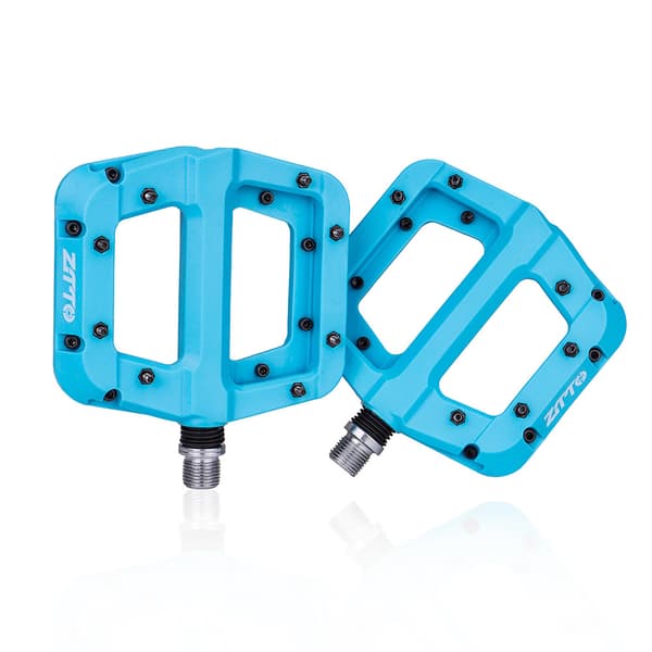 Skridsikre MTB Cykelpedaler, Nylonfiber Platform, 9/16 Tommer Aksel