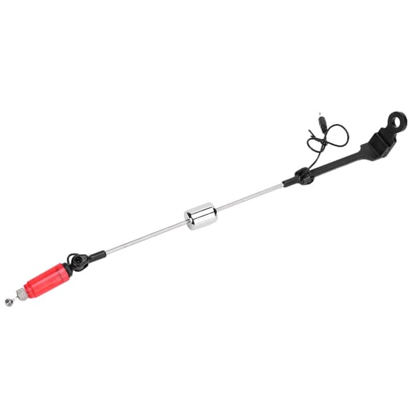 Fiske nappalarm med nappindikatorlys, stang, rustfritt stål, plast, rød