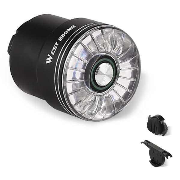 Oppladbar USB-sykkelbaklykt med bremsesensor, høy synlighet, 60 lumen, IP65