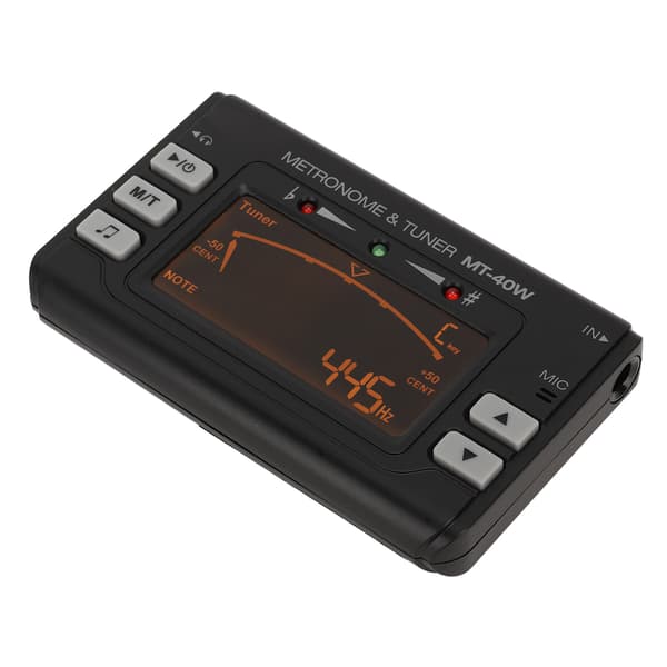 Elektrisk metronom-tuner med stor LED-skærm til violin, guitar, saxofon