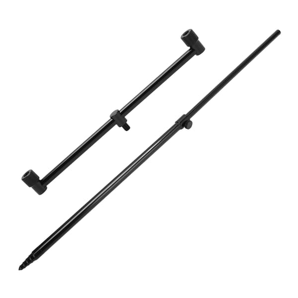 Holdbart bærbart fiskestangsæt i aluminiumslegering med 30 cm og 45,5 cm bankstang