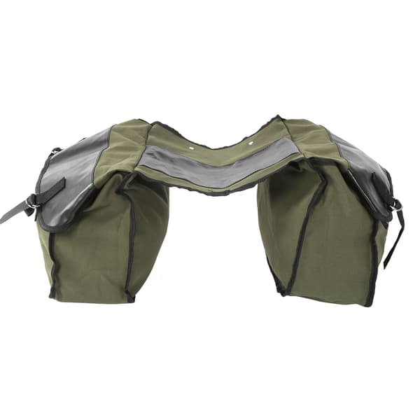 Grön cykelväska för mountainbikes, förvaringstillbehör för utomhusbruk, stor kapacitet, polyester