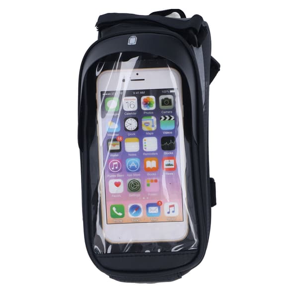 Cykeltelefontaske, EVA Hard Case, Vandtæt, Stor Kapacitet, Touchscreen-montering